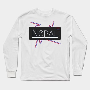 Nepal Long Sleeve T-Shirt